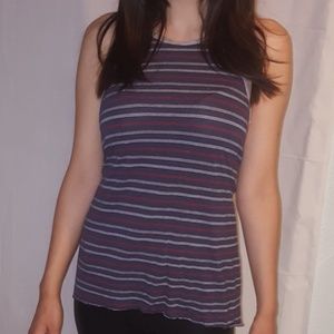 Large H.I.P. Racer-back Tank Top Blue White & Red